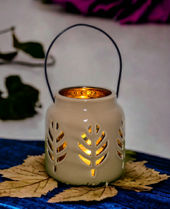 Ceramic Potted Lantern