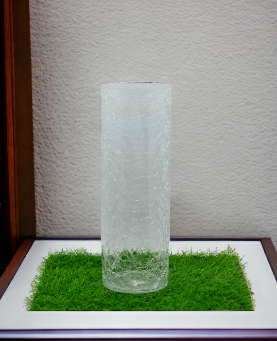 Transparent Cracker Vase