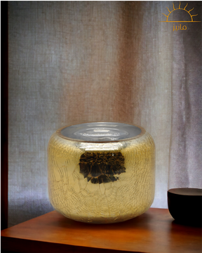Golden cracker Vase
