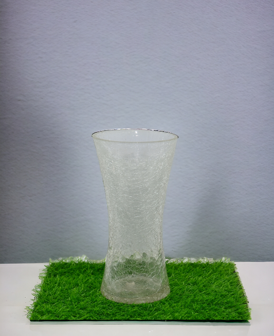 Transparent Cracker Vase
