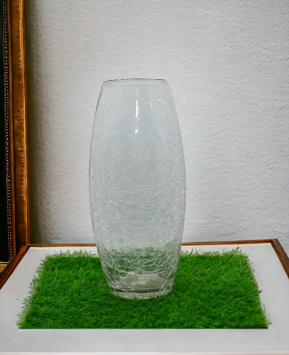 Transparent Cracker Vase
