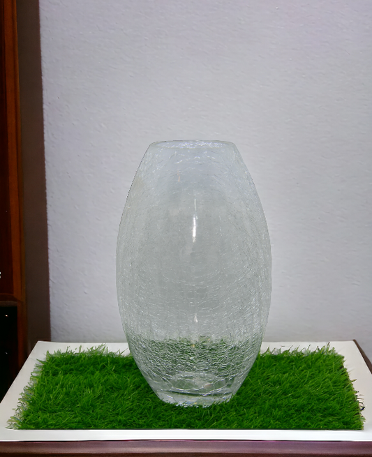 Transparent Cracker Vase