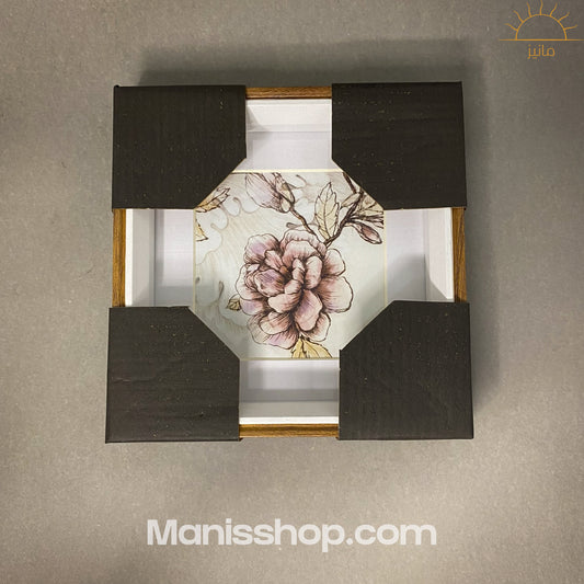 Flower Wall Art Painting (7X7)