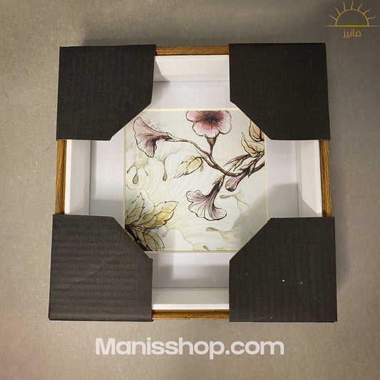 Flower Wall Art Painting (7X7)