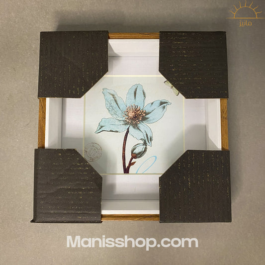 Flower Wall Art Painting (7X7)