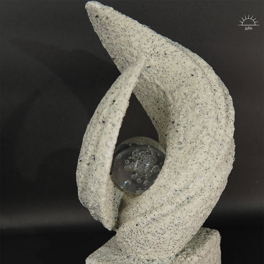 Crystal Ball Abstract Sculpture