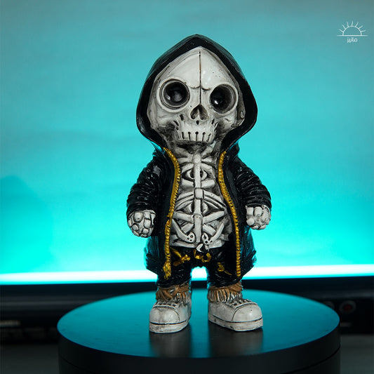 Spooky Skeleton Statue