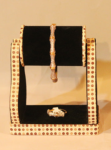 Bangle Bracelet With Ring