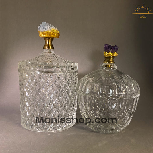 Crystal Decorative Storage Jar