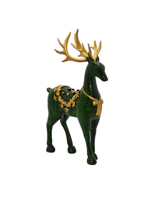 Decorative Green Deer 2P Set