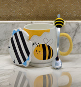 Bee Mug With Ceramic Lid
