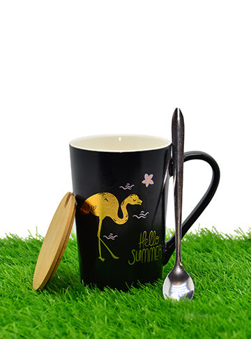 Hello Summer Flamingo Mug