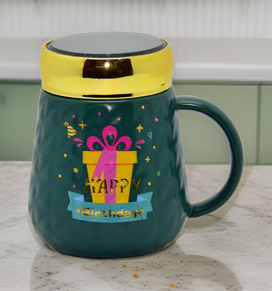 Happy Birthday With Mirror Lid