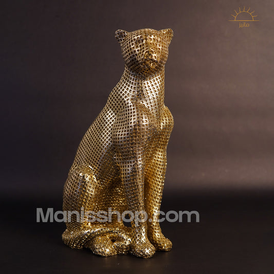 Golden Panther Statue