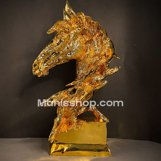 Luxury Horse Face Statue