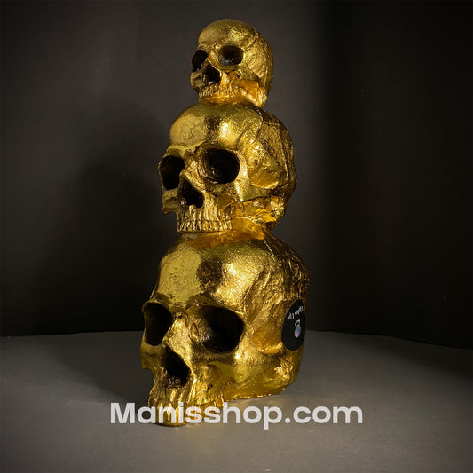 Antique Skull Statue With light