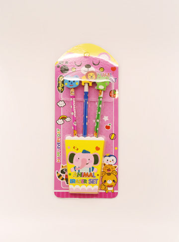Animal Eraser & Pencil Set