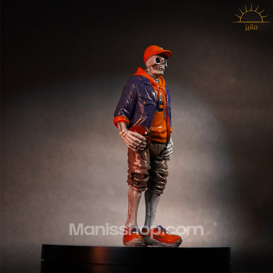 Basketball Skeleton Figurine Ornament