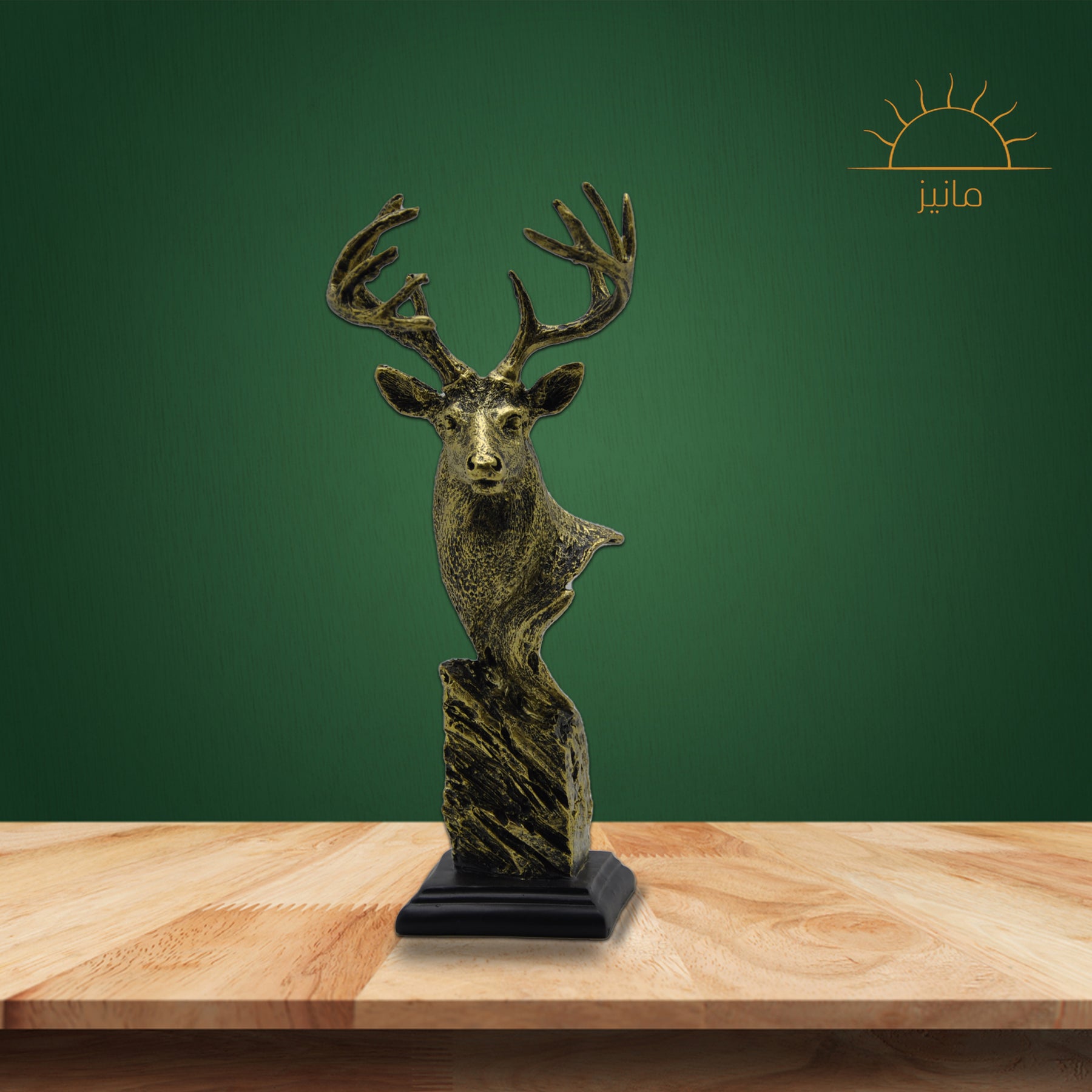 Nordic Deer Head Statue