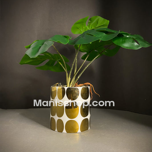Leaves Planter With Pot