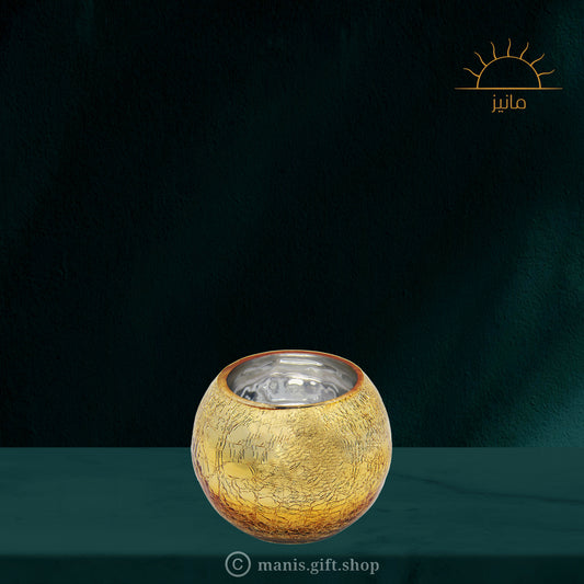 Golden cracker Vase