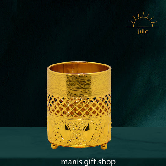 Golden Pencil Holder