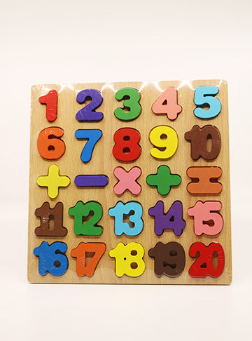 Kids Numbers Educational Wooden Blocks