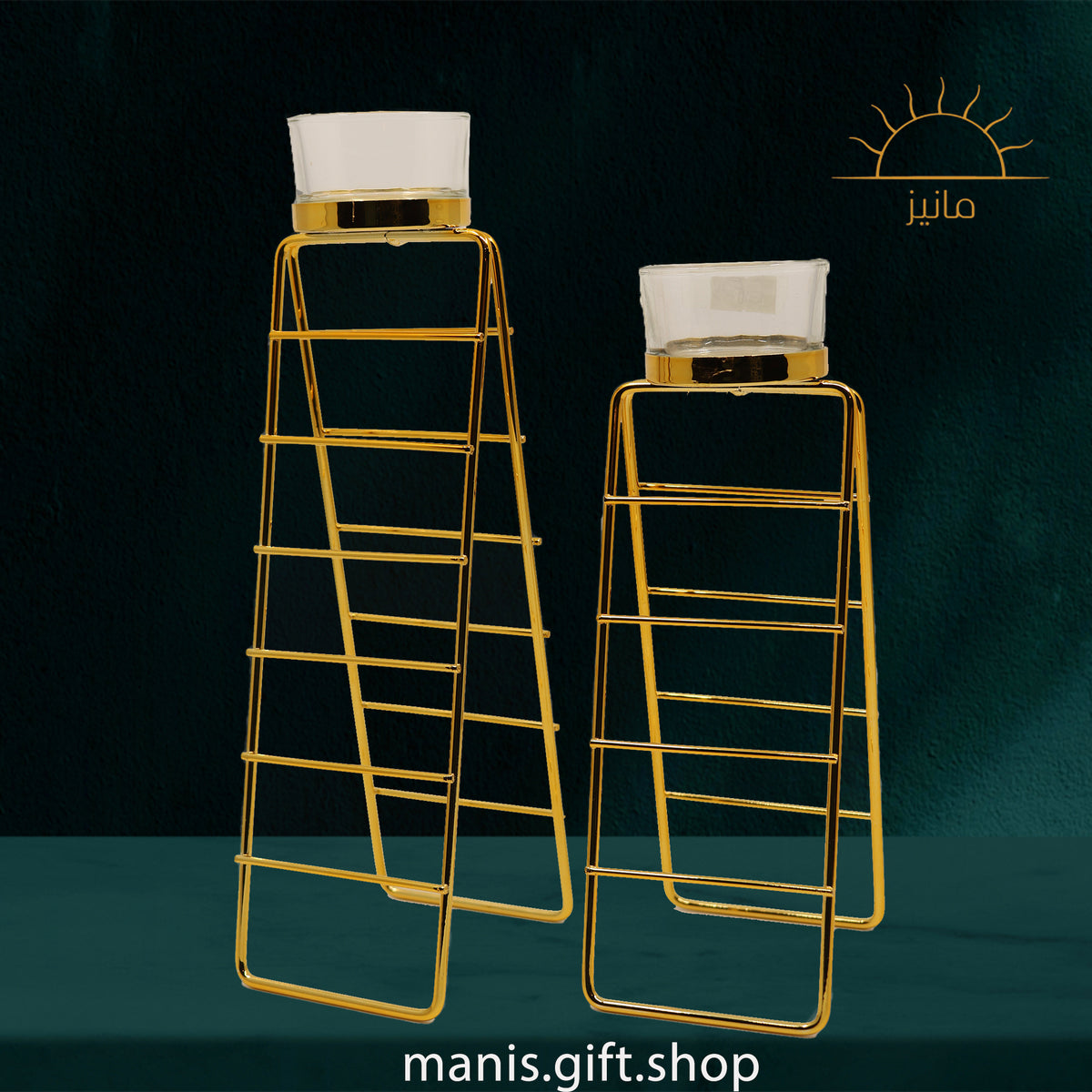 Ladder Style Candle Stand (2 pieces)
