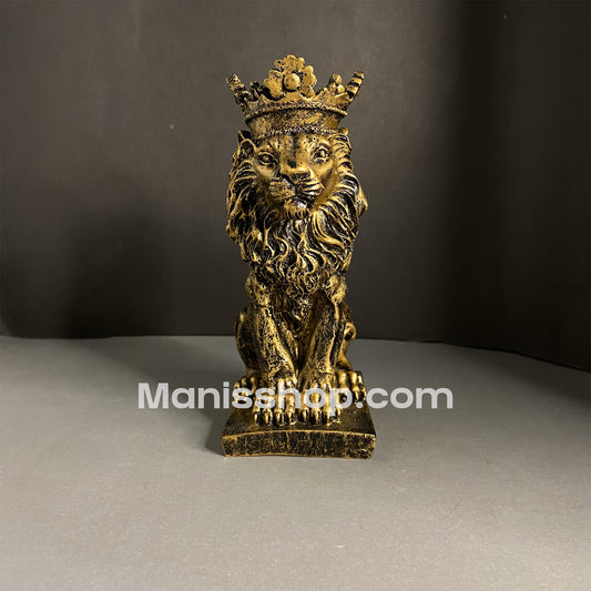 Royal Lion Statue With Corwn (Pakistan Made)