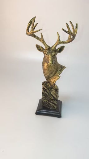 Nordic Deer Head Statue