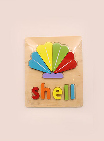 Shell Educational Wooden Puzzle