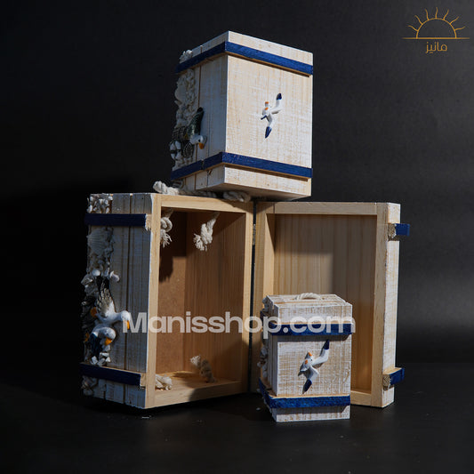 3p Wooden Empty Box