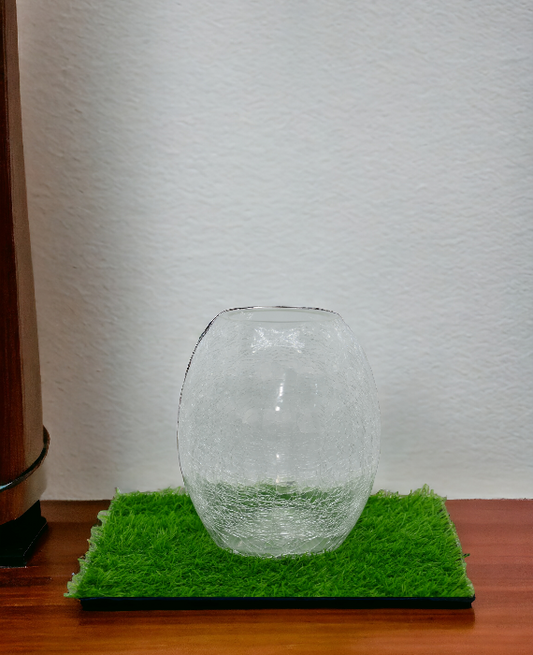 Transparent Cracker Vase