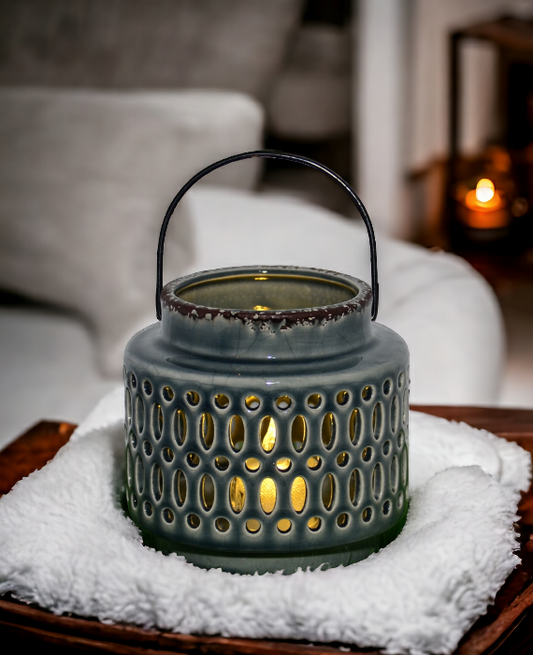 Ceramic Potted Lantern
