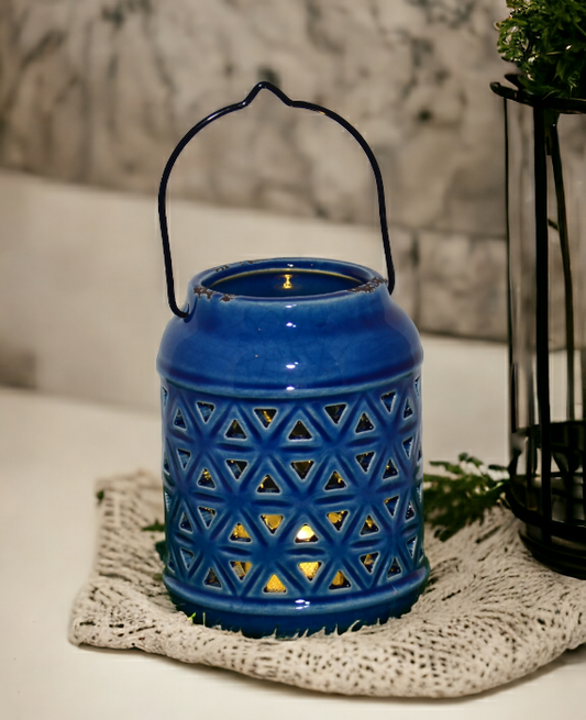 Ceramic Potted Lantern