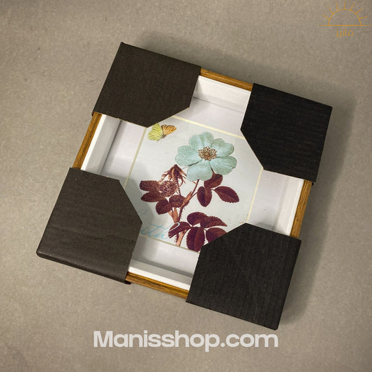 Flower Wall Art Painting (7X7)