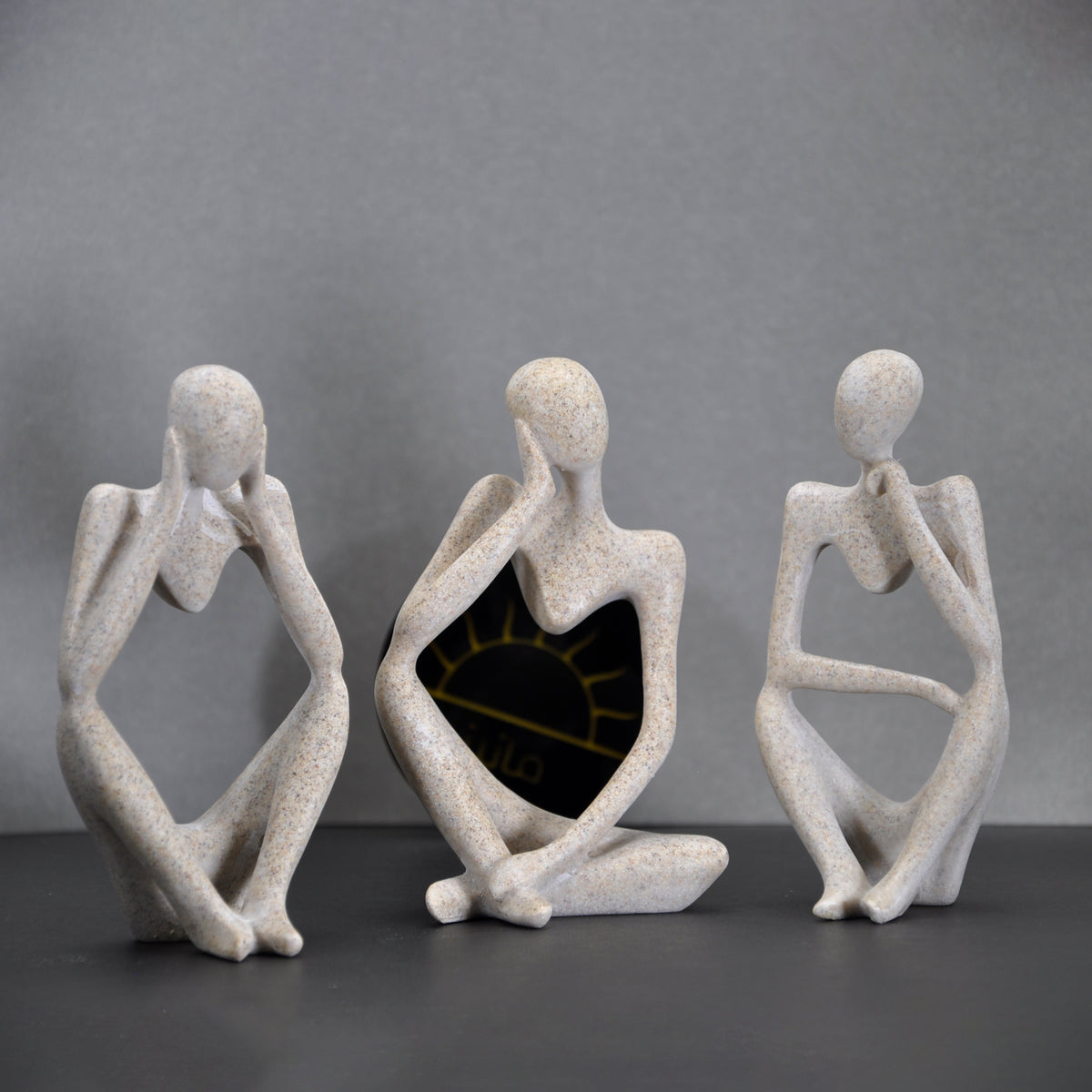 3p Thinkers Statue Set