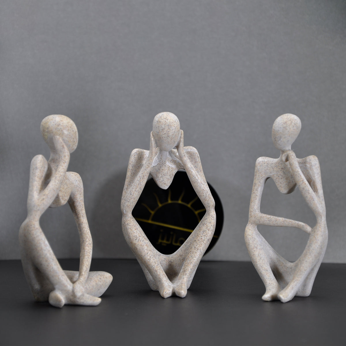 3p Thinkers Statue Set