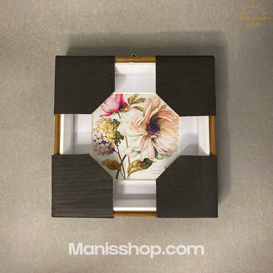Flower Wall Art Painting (7X7)