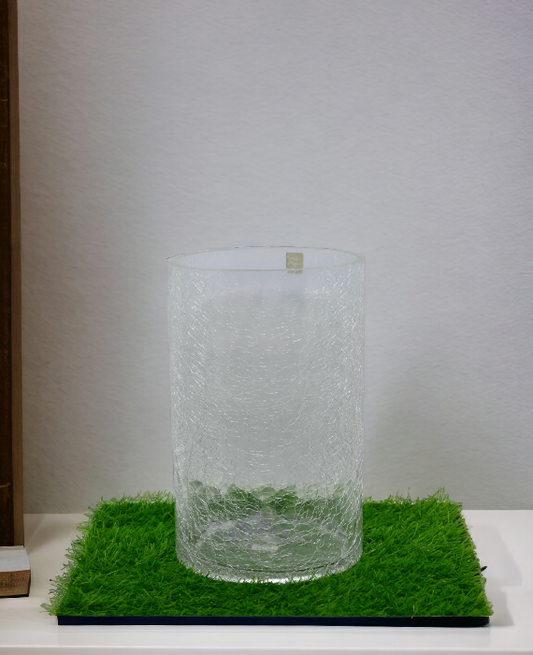 Transparent Cracker Vase