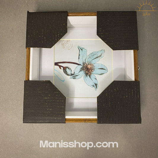 Flower Wall Art Painting (7X7)