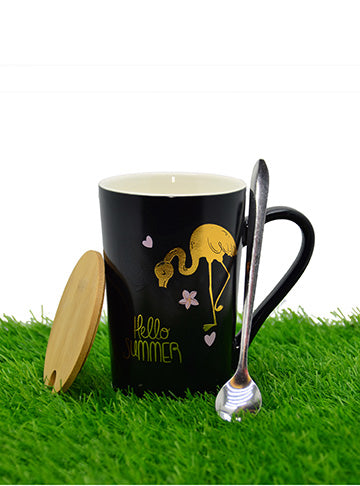 Hello Summer Flamingo Mug