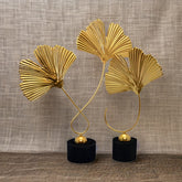 Golden Ginkgo leaves Stand (2p)