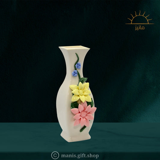 Floral Vase With Pink flower
