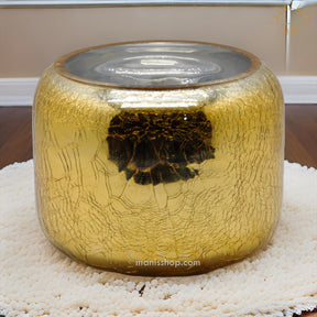 Golden cracker Vase