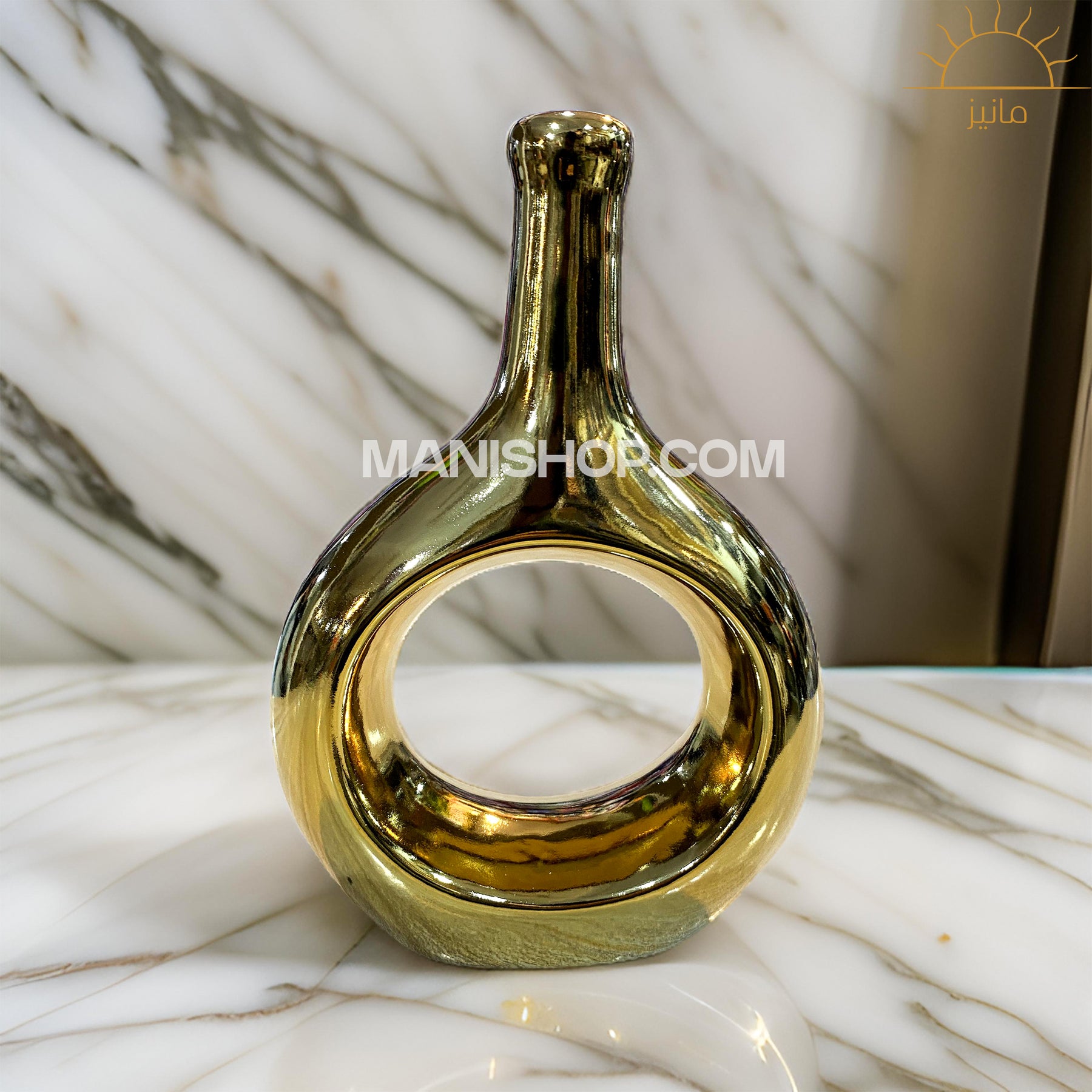 Oval Shape Vase