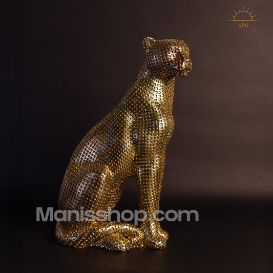 Golden Panther Statue