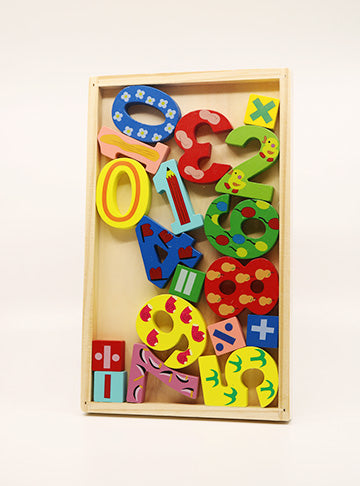 Kids Numbers Educational Wooden Blocks