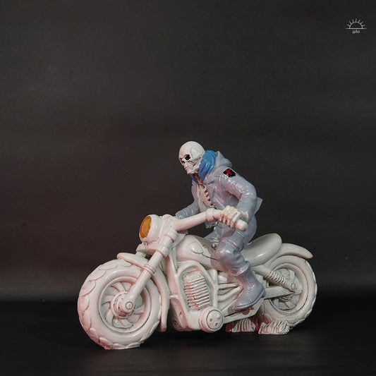 Cool Motorcycle skeleton Statue
