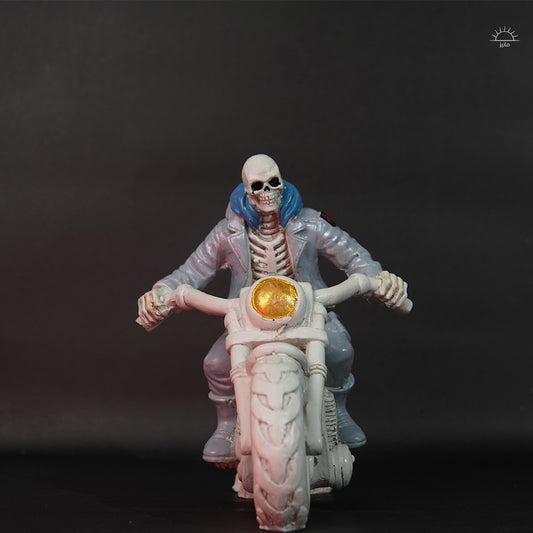 Cool Motorcycle skeleton Statue